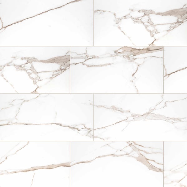 Savoy Crema 24 In. X 48 In. Matte Porcelain Floor And Wall Tile, 2PK